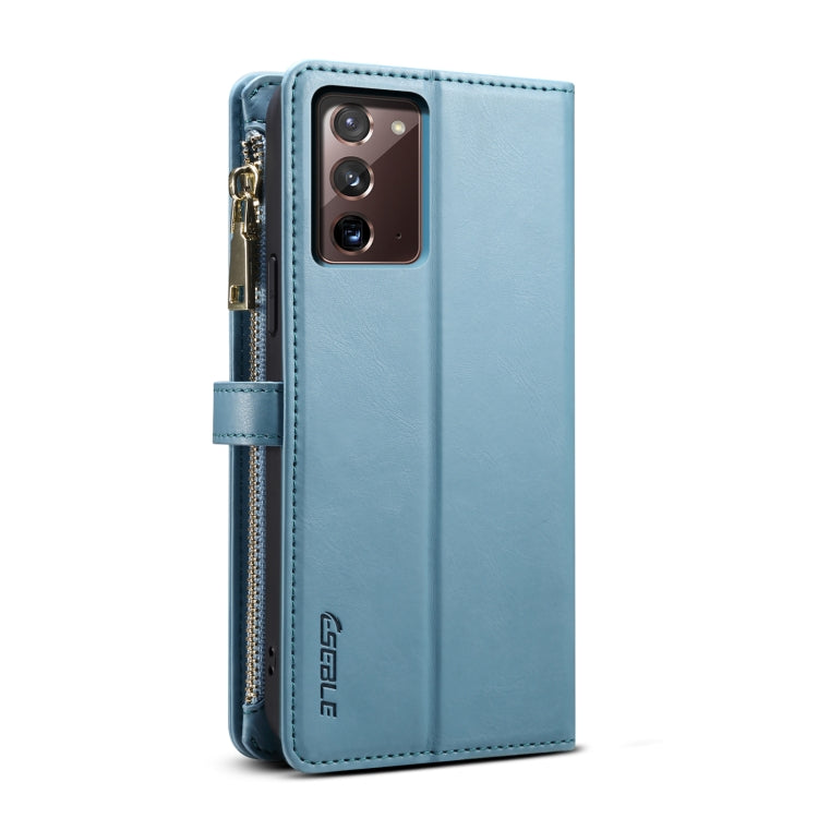 For Samsung Galaxy Note20 ESEBLE Star Series Lanyard Zipper Wallet RFID Leather Case