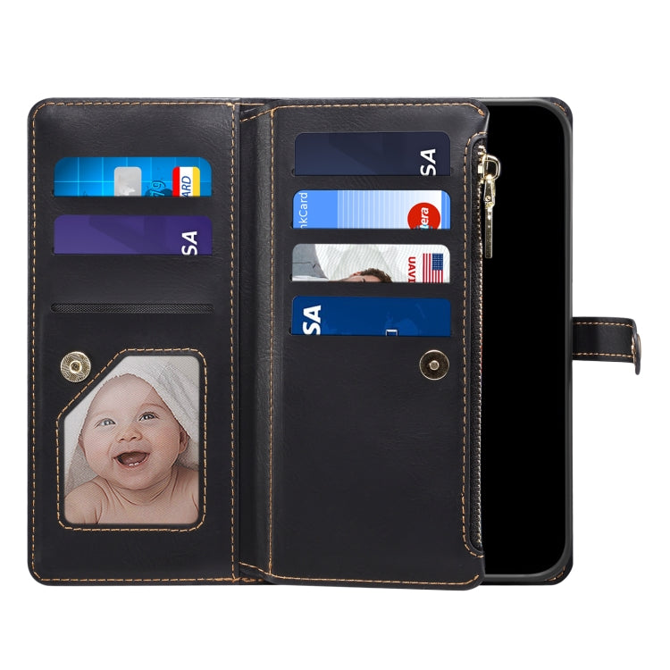 For Samsung Galaxy S21 5G ESEBLE Star Series Lanyard Zipper Wallet RFID Leather Case