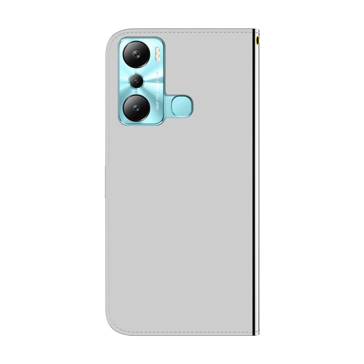 For Infinix Hot 20i Imitated Mirror Surface Leather Phone Case