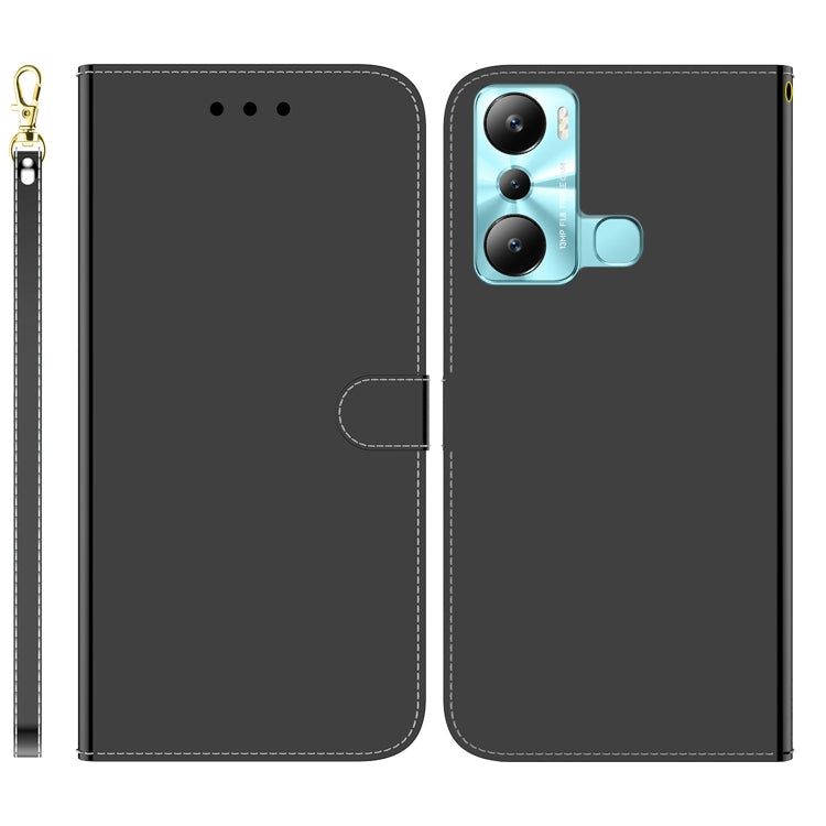 For Infinix Hot 20i Imitated Mirror Surface Leather Phone Case