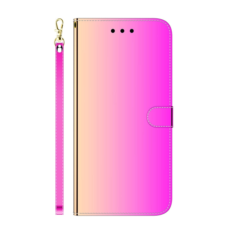 For Infinix Hot 20i Imitated Mirror Surface Leather Phone Case