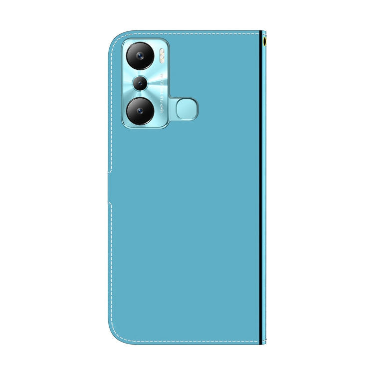 For Infinix Hot 20i Imitated Mirror Surface Leather Phone Case