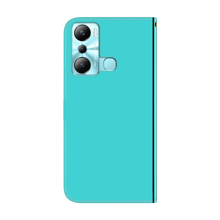 For Infinix Hot 20i Imitated Mirror Surface Leather Phone Case