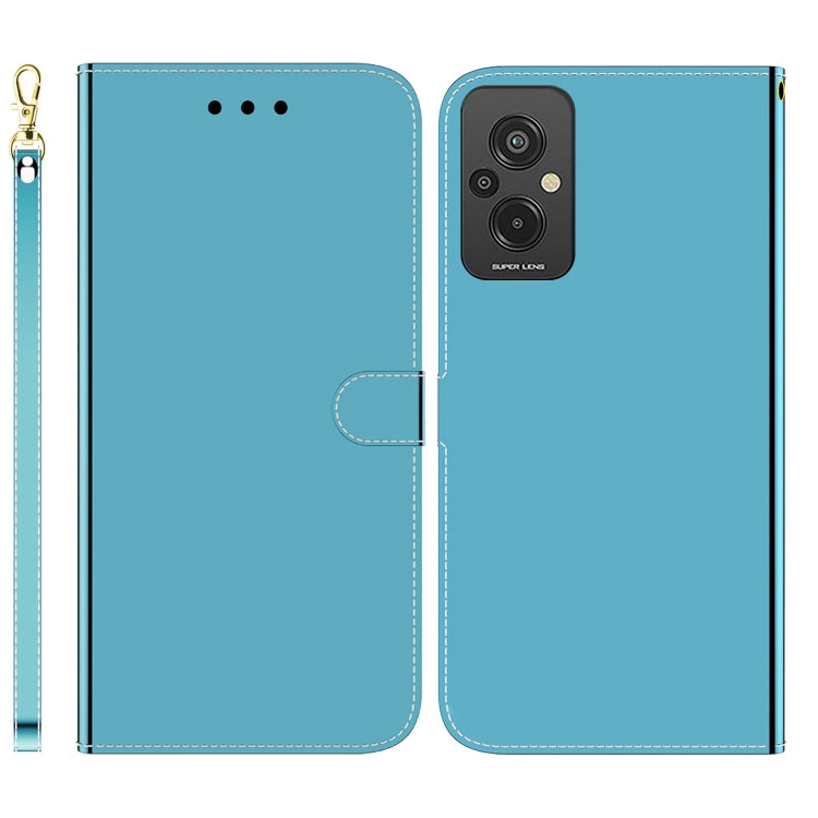 For Xiaomi Redmi 11 Prime 4G Imitated Mirror Surface Leather Phone Case