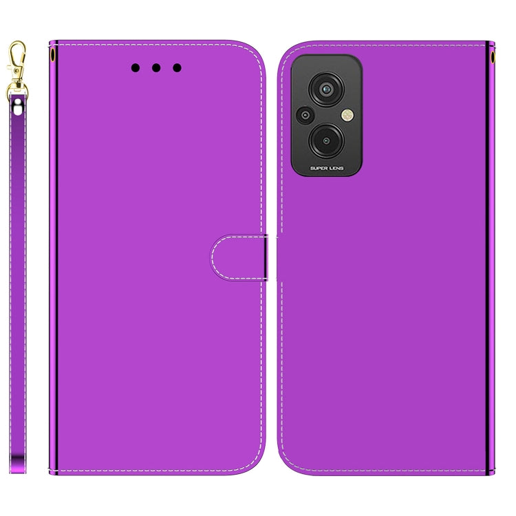 For Xiaomi Redmi 11 Prime 4G Imitated Mirror Surface Leather Phone Case