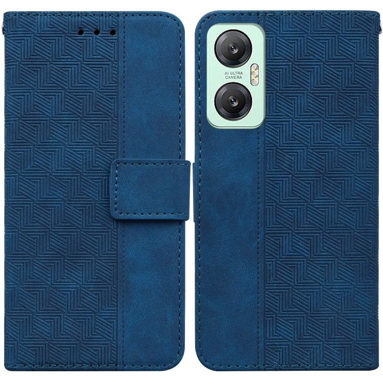For Infinix Hot 20 5G Geometric Embossed Leather Phone Case