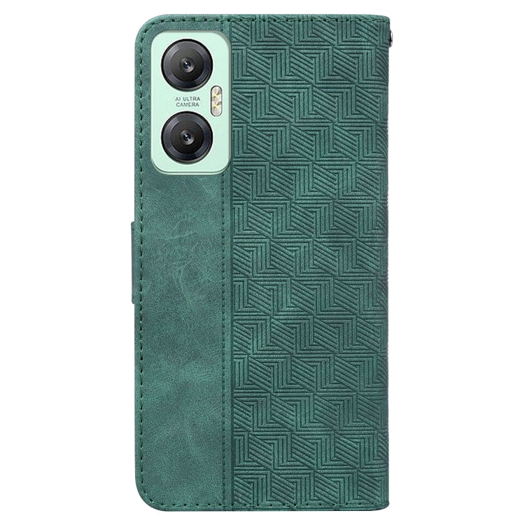 For Infinix Hot 20 5G Geometric Embossed Leather Phone Case