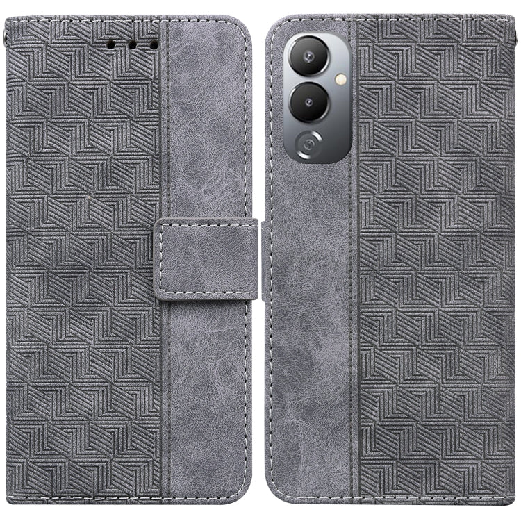 For Tecno Pova 4 Geometric Embossed Leather Phone Case