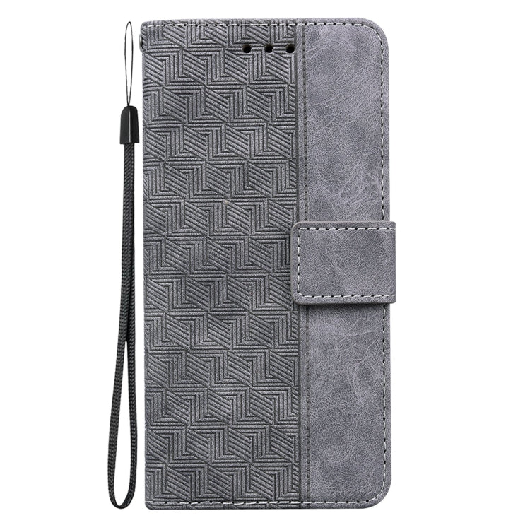 For Tecno Pova 4 Geometric Embossed Leather Phone Case
