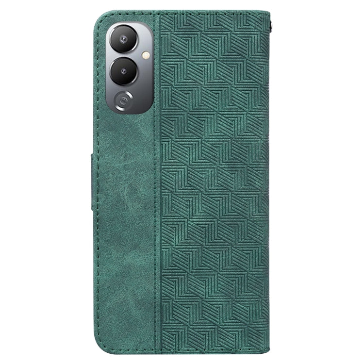For Tecno Pova 4 Geometric Embossed Leather Phone Case