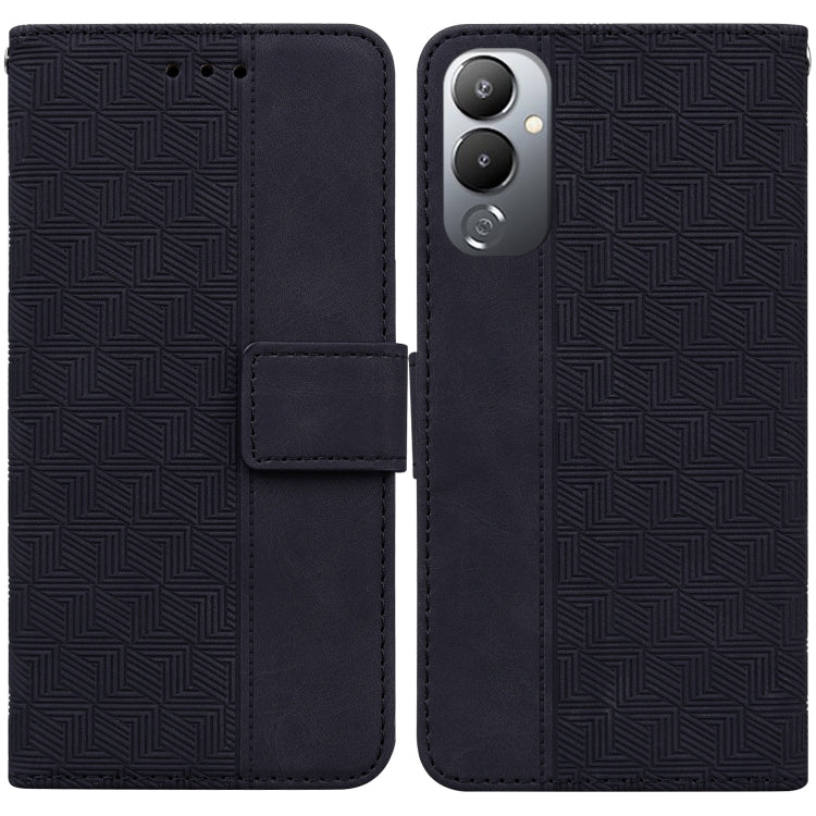 For Tecno Pova 4 Geometric Embossed Leather Phone Case