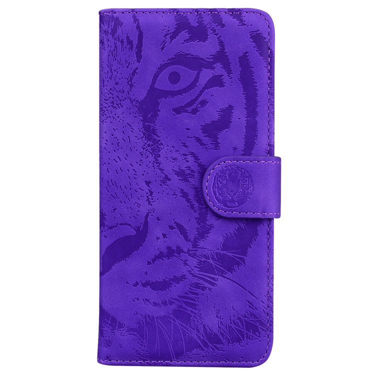 For Infinix Hot 20 Tiger Embossing Pattern Leather Phone Case