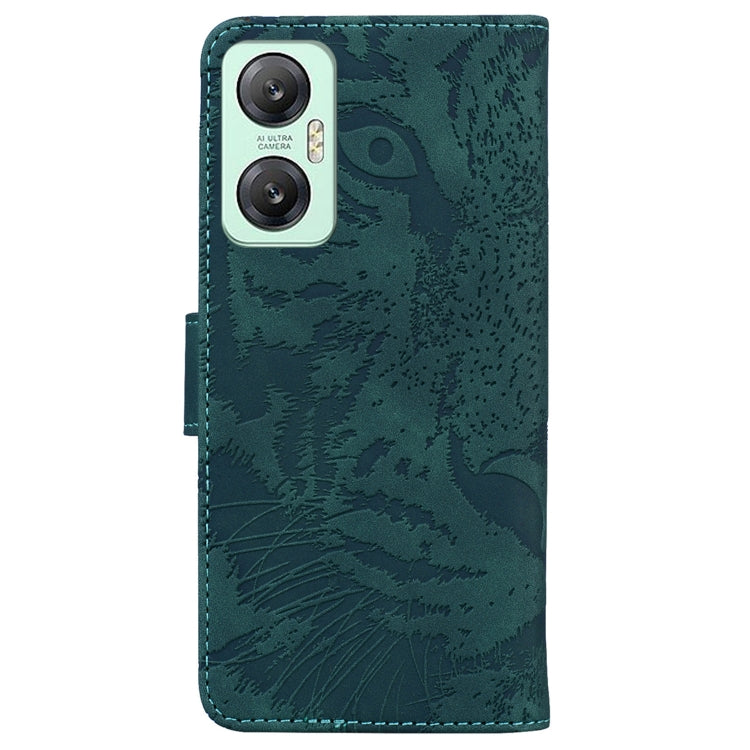 For Infinix Hot 20 5G Tiger Embossing Pattern Leather Phone Case