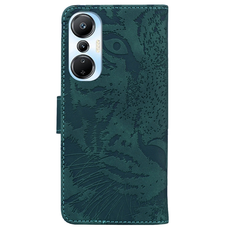 For Infinix Hot 20s Tiger Embossing Pattern Leather Phone Case