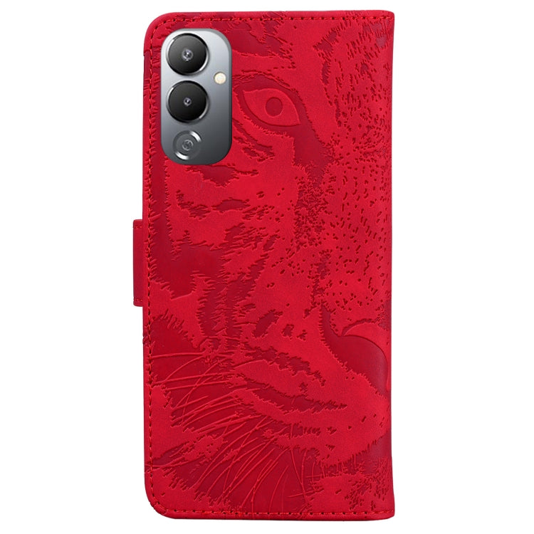 For Tecno Pova 4 Tiger Embossing Pattern Leather Phone Case