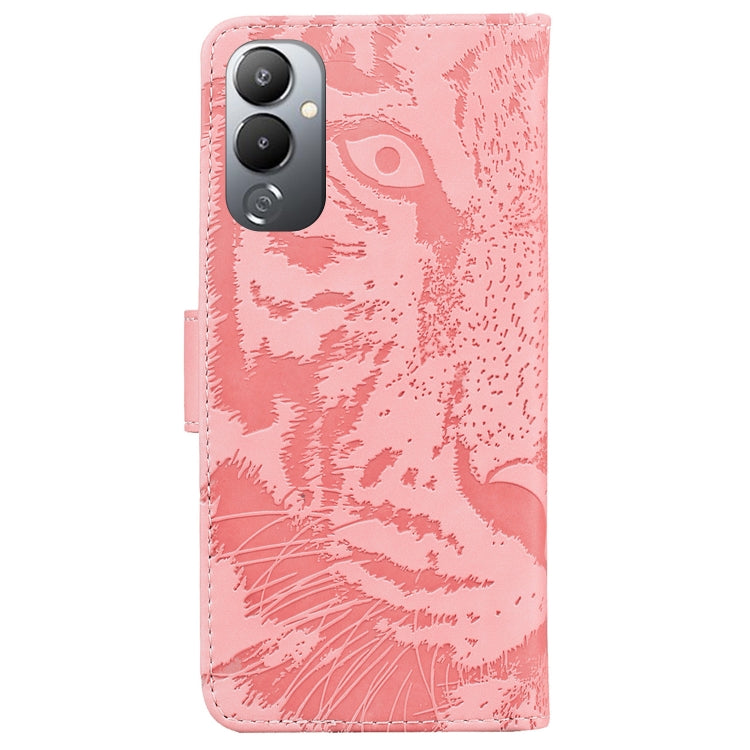 For Tecno Pova 4 Tiger Embossing Pattern Leather Phone Case