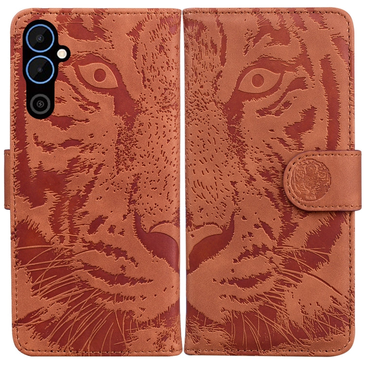 For Tecno Pova Neo 2 Tiger Embossing Pattern Leather Phone Case