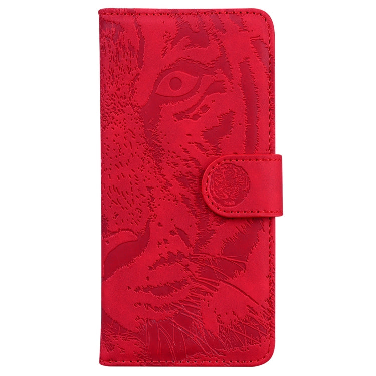 For Xiaomi Redmi 11 Prime 4G Tiger Embossing Pattern Leather Phone Case