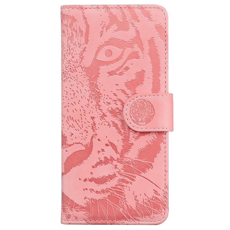 For Xiaomi Redmi 11 Prime 4G Tiger Embossing Pattern Leather Phone Case
