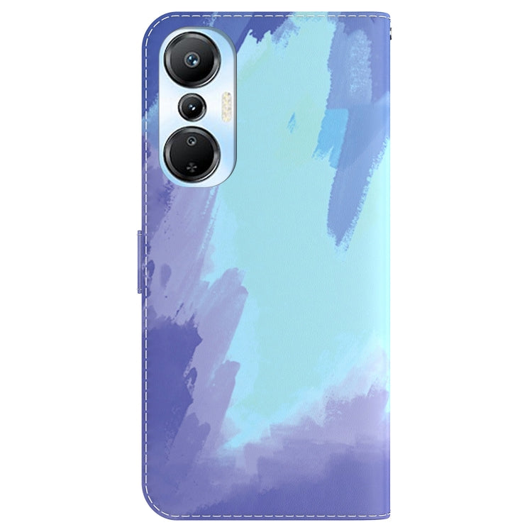 For Infinix Hot 20s Watercolor Pattern Leather Phone Case