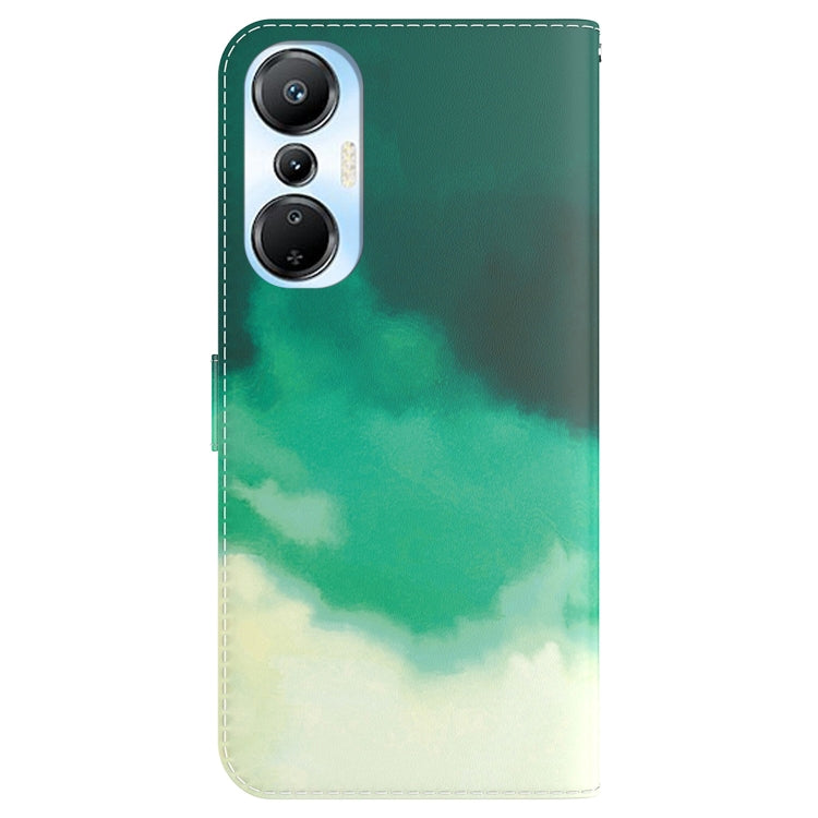 For Infinix Hot 20s Watercolor Pattern Leather Phone Case