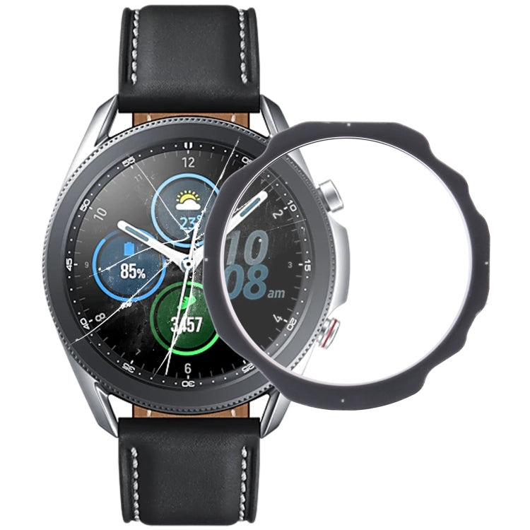 For Samsung Galaxy Watch3 45mm SM-R840 / R845 Original Front Screen Outer Glass Lens(Black)