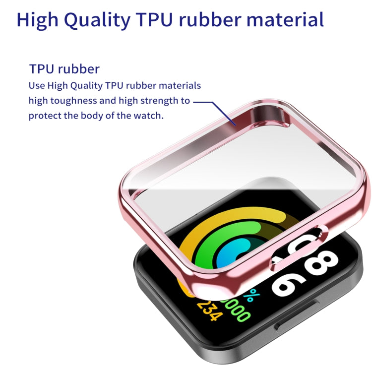 For Xiaomi Redmi Watch 2 TPU Hollow Watch Protective Case with Protective Film