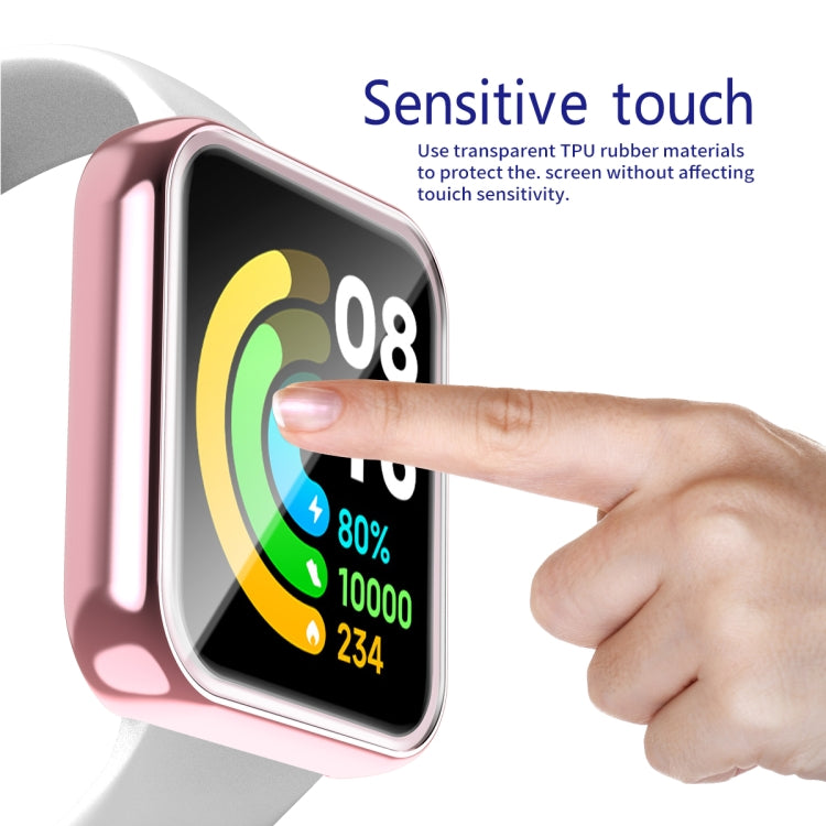 For Xiaomi Redmi Watch 2 TPU Hollow Watch Protective Case with Protective Film
