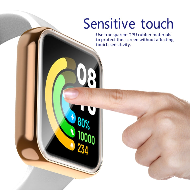 For Xiaomi Redmi Watch 2 TPU Hollow Watch Protective Case with Protective Film