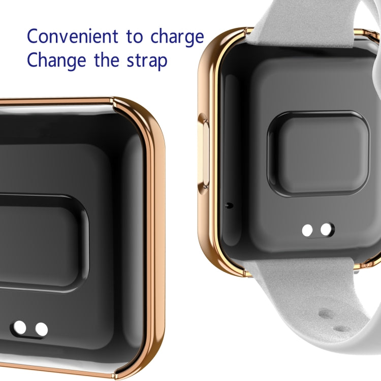 For Xiaomi Redmi Watch 2 TPU Hollow Watch Protective Case with Protective Film