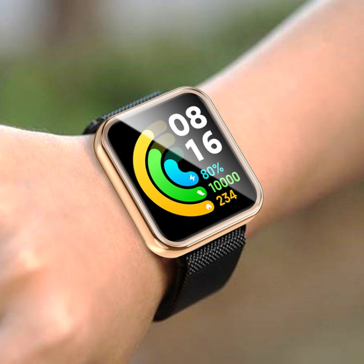 For Xiaomi Redmi Watch 2 TPU Hollow Watch Protective Case with Protective Film