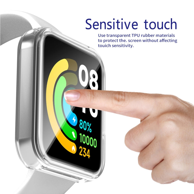 For Xiaomi Redmi Watch 2 TPU Hollow Watch Protective Case with Protective Film