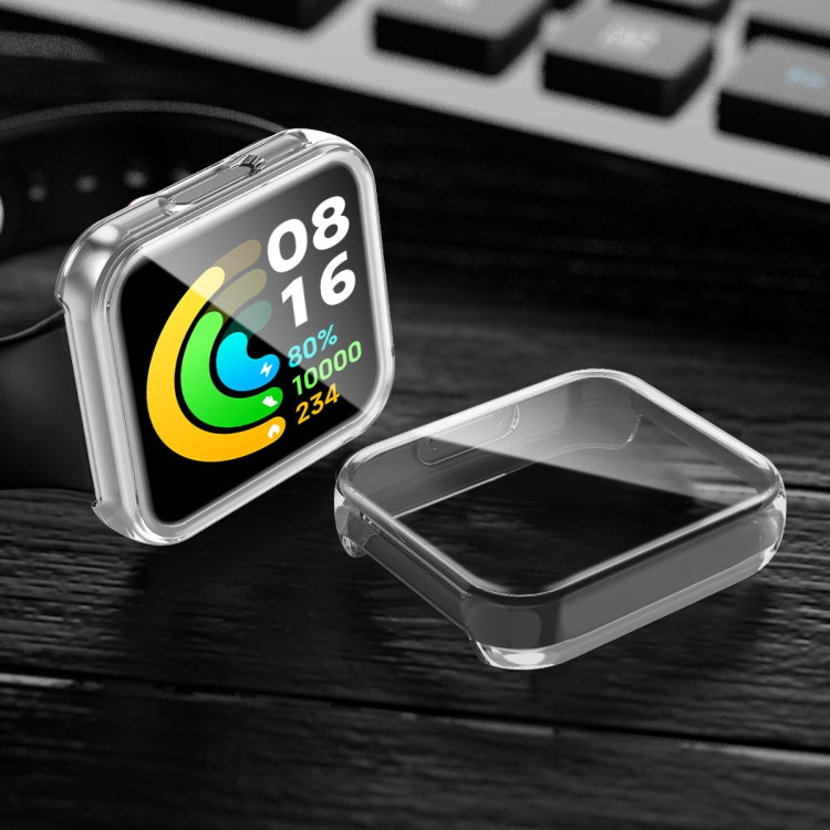 For Xiaomi Redmi Watch 2 TPU Hollow Watch Protective Case with Protective Film