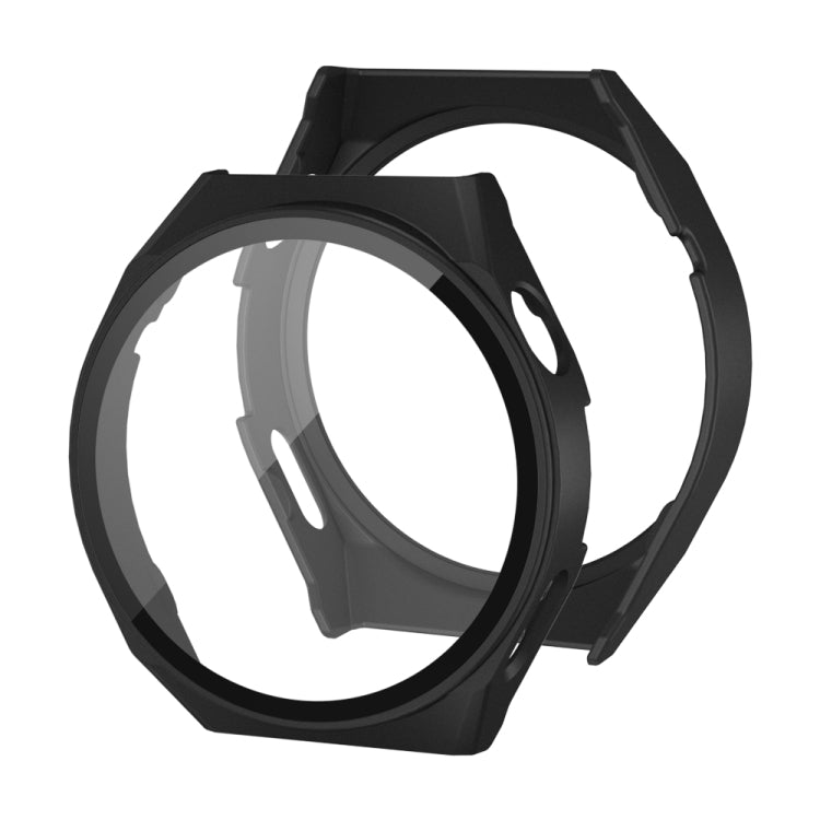 For Huawei GT3 Pro 46mm 2 in 1 PC Frame + Tempered Glass Film Watch Protective Case