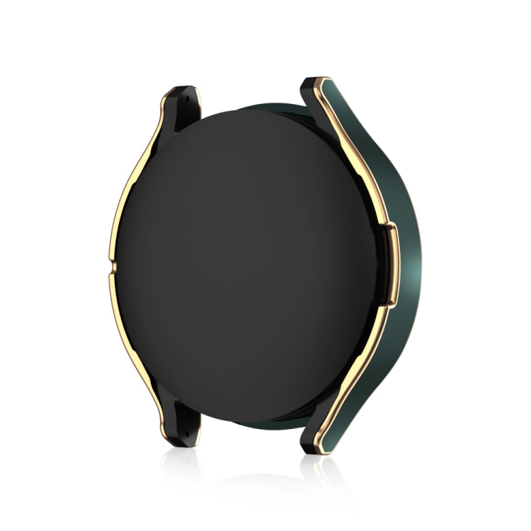 For Samsung Galaxy Watch 4 40 / 44mm Electroplating Two-color PC+Tempered Film Watch Protective Case