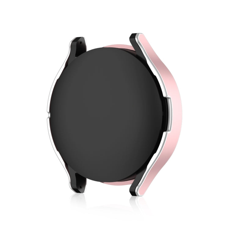 For Samsung Galaxy Watch 4 40 / 44mm Electroplating Two-color PC+Tempered Film Watch Protective Case