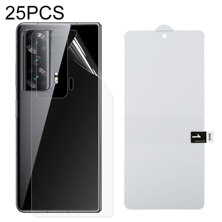 For Honor Magic Vs 25pcs Full Screen Protector Explosion-proof Hydrogel Film Back Screen