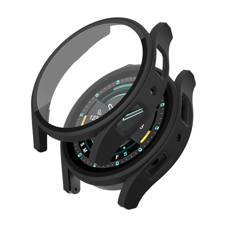 For Samsung Galaxy Watch5 Frosted PC + Tempered Film Integrated Watch Protective Case