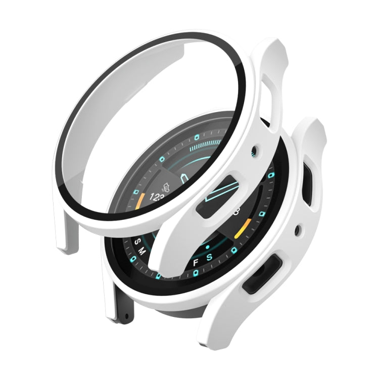 For Samsung Galaxy Watch5 Frosted PC + Tempered Film Integrated Watch Protective Case