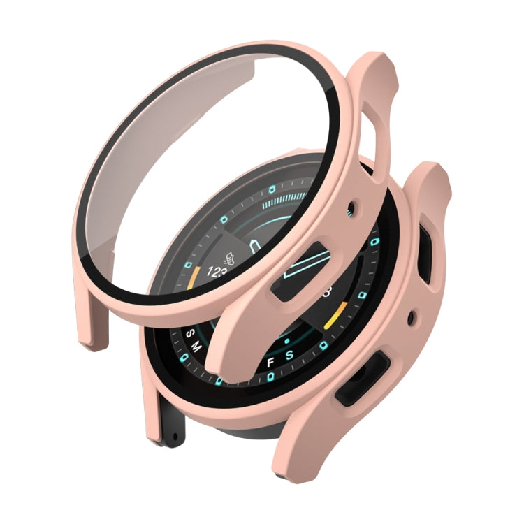 For Samsung Galaxy Watch5 Frosted PC + Tempered Film Integrated Watch Protective Case