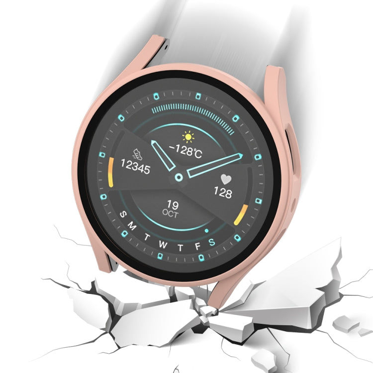 For Samsung Galaxy Watch5 Frosted PC + Tempered Film Integrated Watch Protective Case