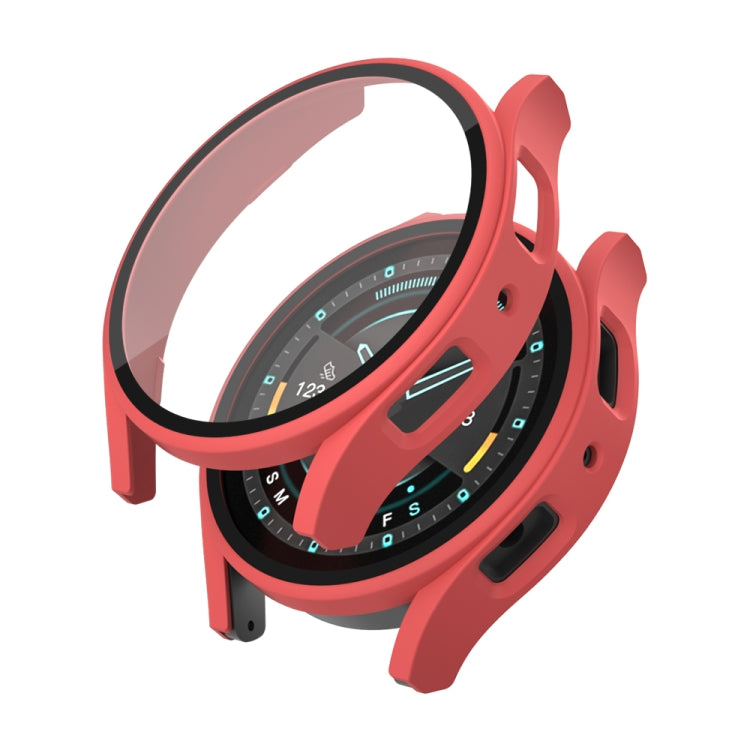 For Samsung Galaxy Watch5 Frosted PC + Tempered Film Integrated Watch Protective Case