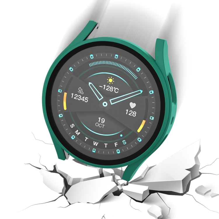 For Samsung Galaxy Watch5 Frosted PC + Tempered Film Integrated Watch Protective Case