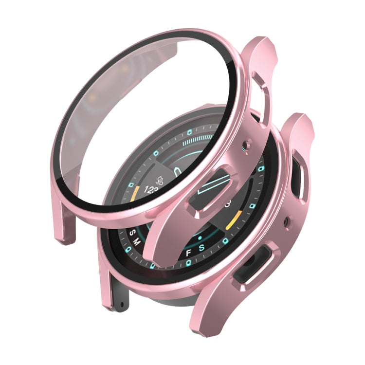 For Samsung Galaxy Watch5 Frosted PC + Tempered Film Integrated Watch Protective Case
