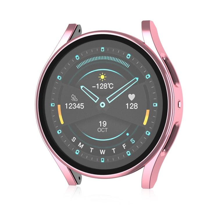 For Samsung Galaxy Watch5 Frosted PC + Tempered Film Integrated Watch Protective Case