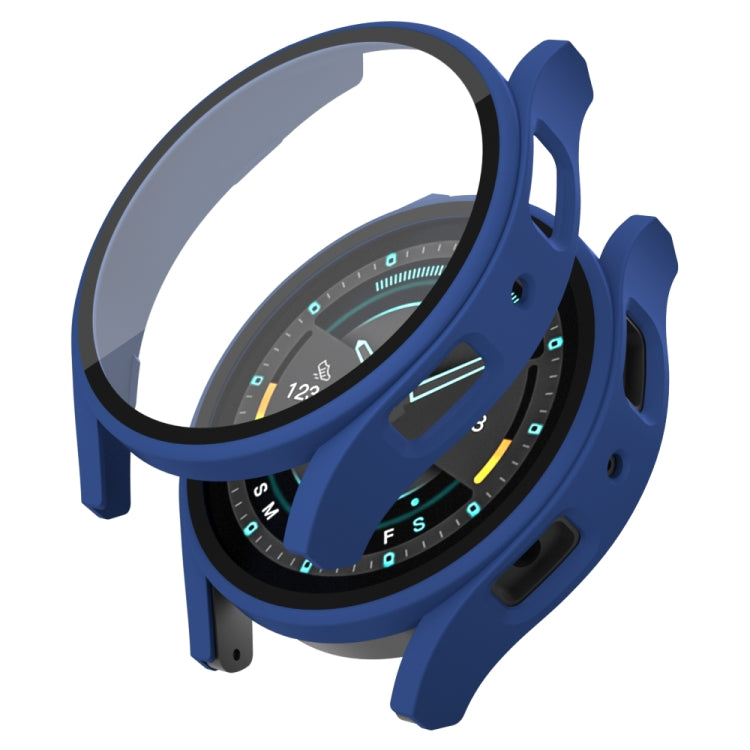For Samsung Galaxy Watch5 Frosted PC + Tempered Film Integrated Watch Protective Case