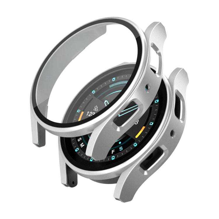 For Samsung Galaxy Watch5 Frosted PC + Tempered Film Integrated Watch Protective Case