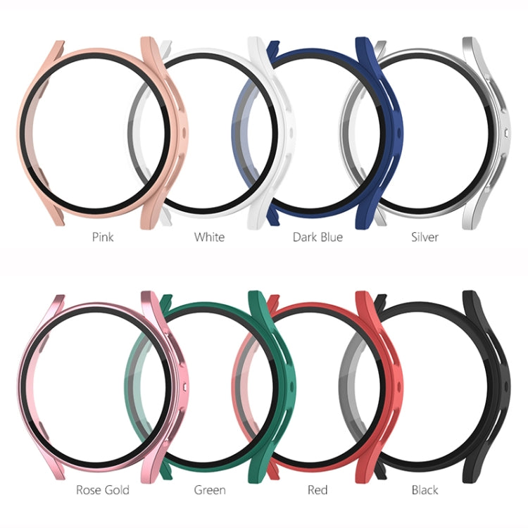 For Samsung Galaxy Watch5 Frosted PC + Tempered Film Integrated Watch Protective Case