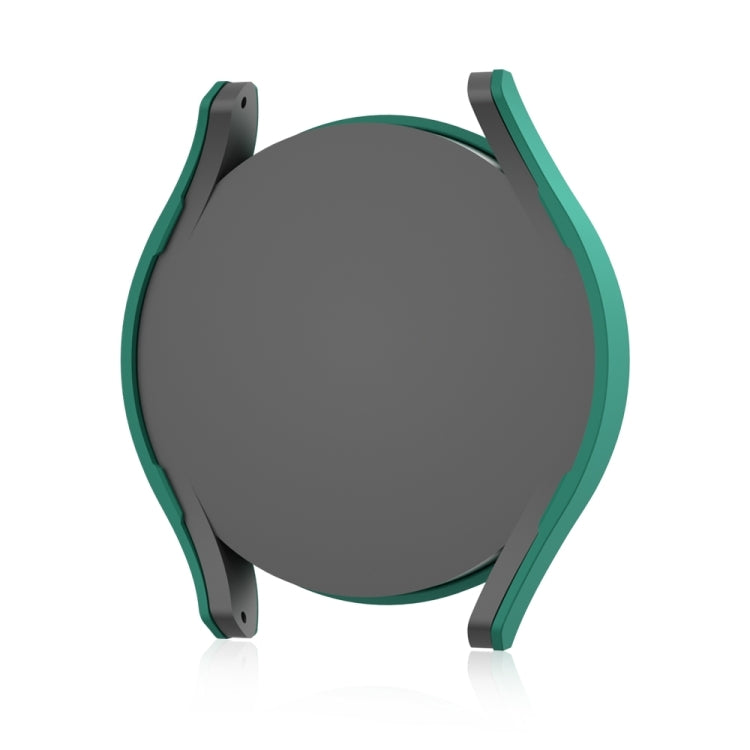 For Samsung Galaxy Watch 5 44mm Frosted PC + Tempered Film Integrated Watch Protective Case  - Green