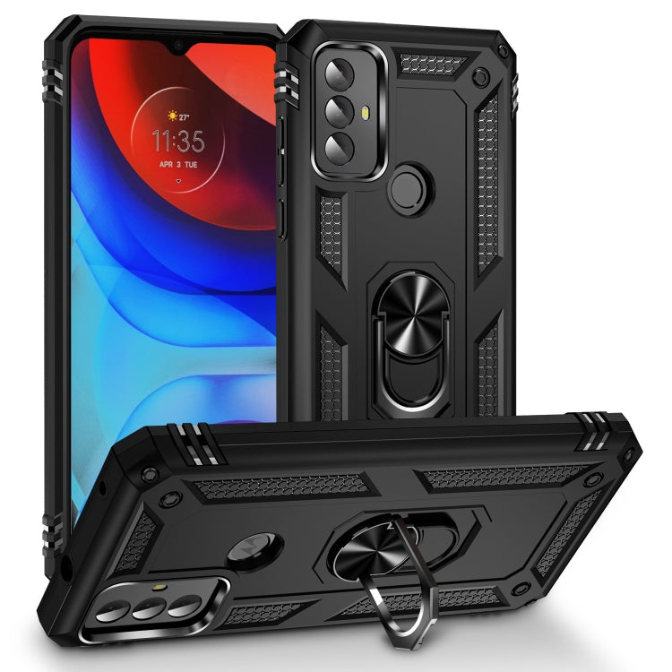 For Motorola Moto G Play 2023 Shockproof TPU + PC Phone Case with Holder